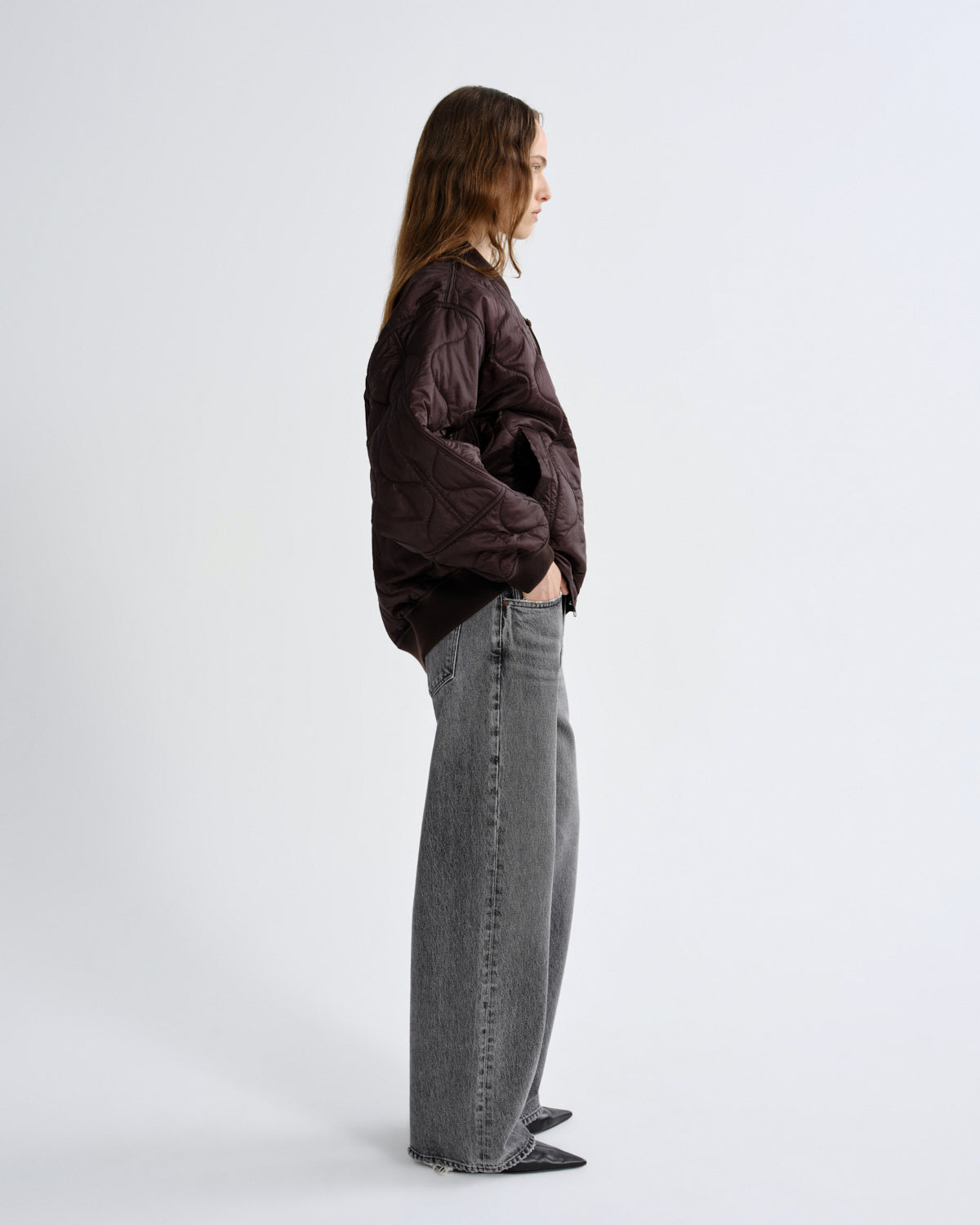 Isla Quilted Jacket in Deep Roast