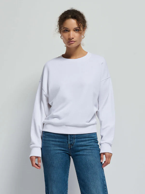 Jovie Sweatshirt in White