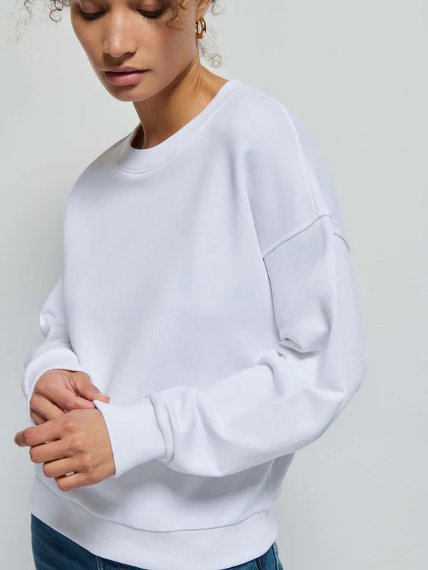 Jovie Sweatshirt in White