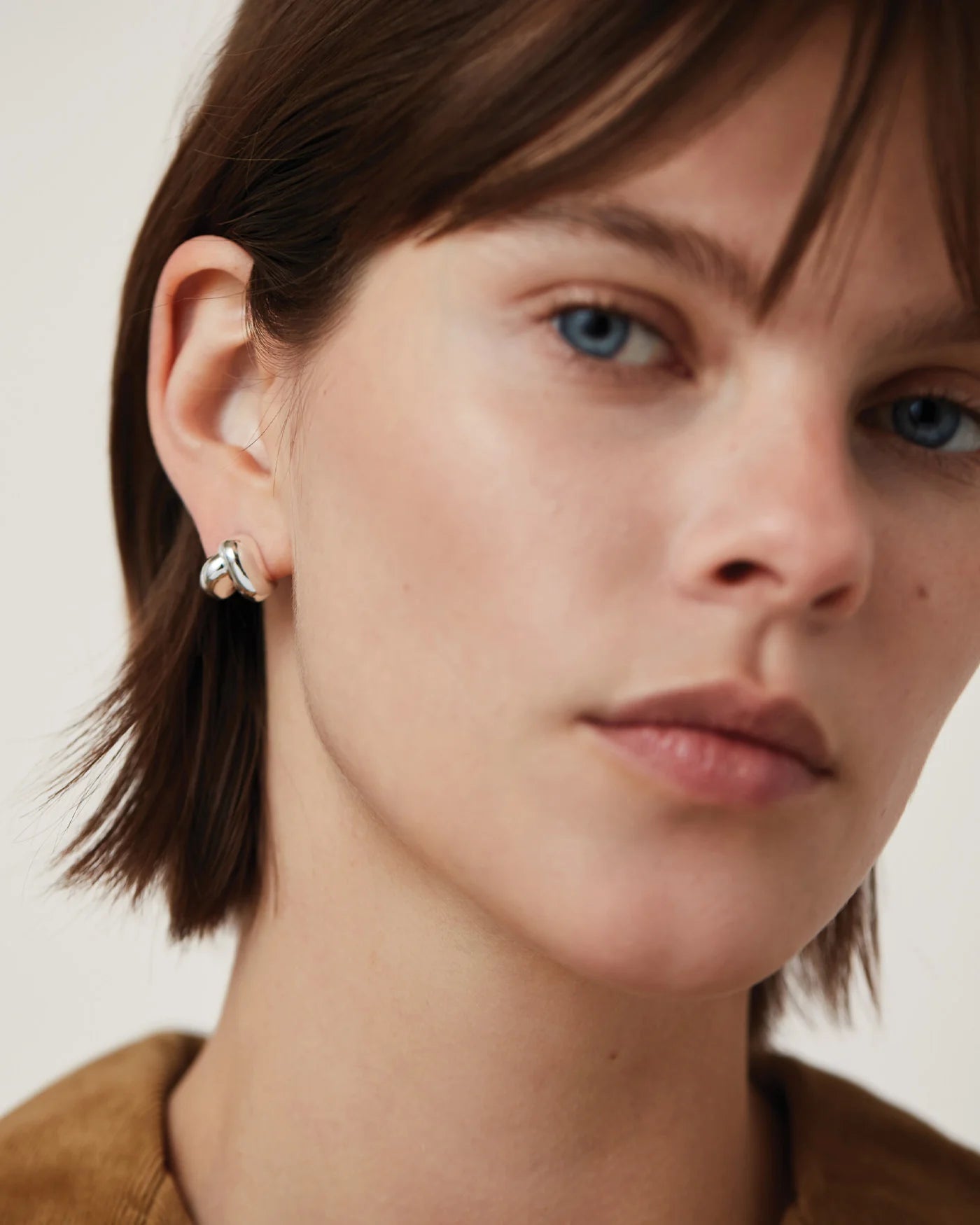 Beatrix Earrings in Silver