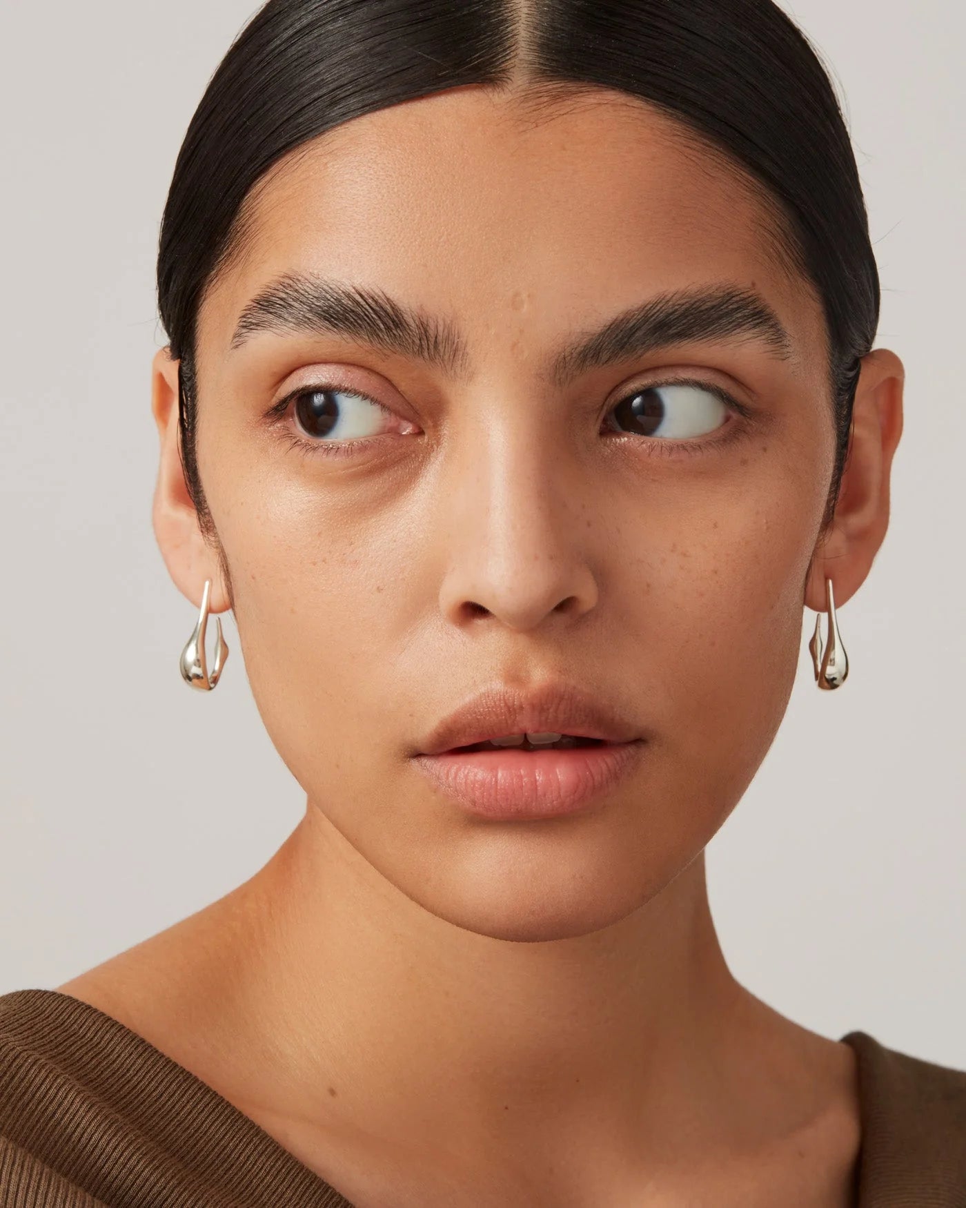Colette Hoops Small in Silver
