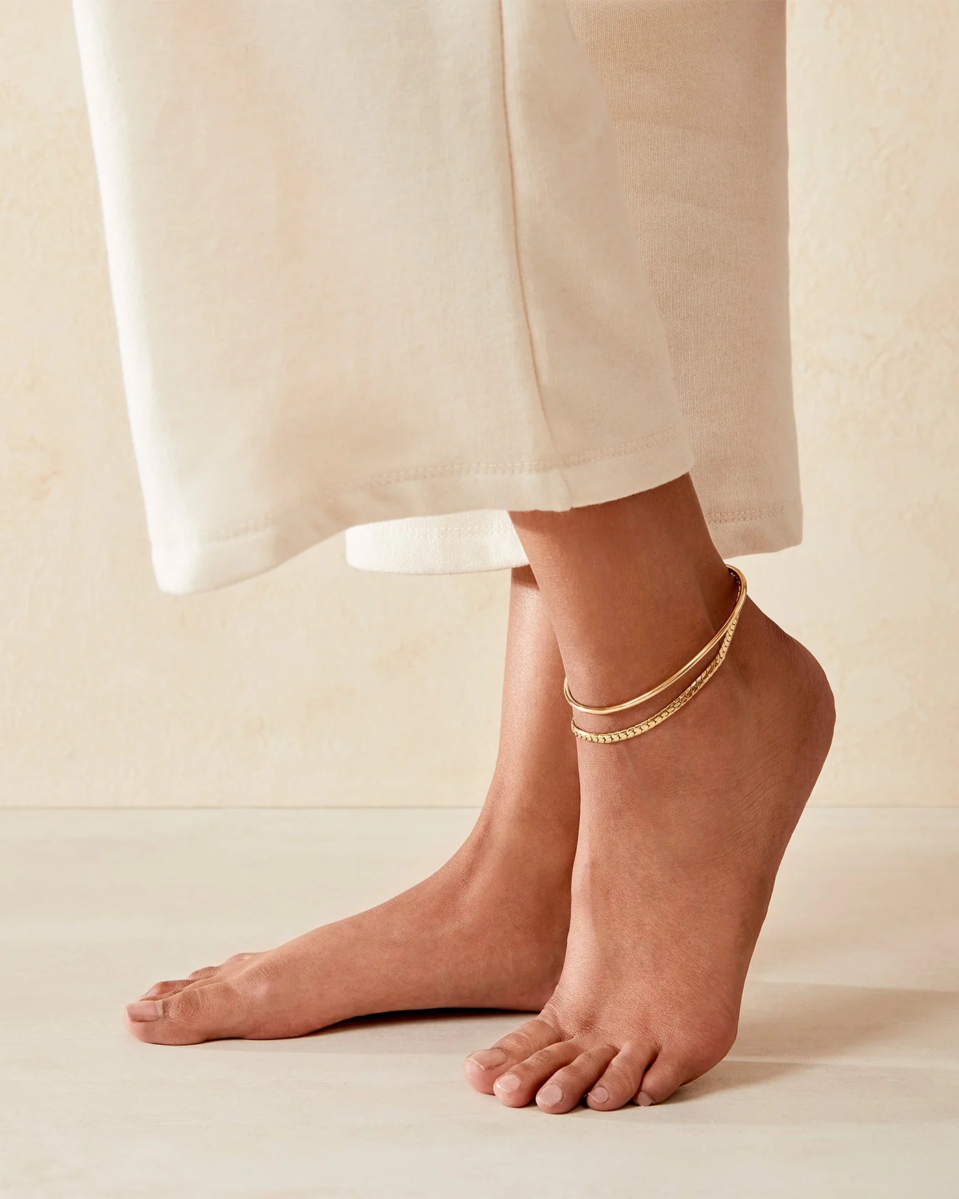 Dane Anklet in Gold