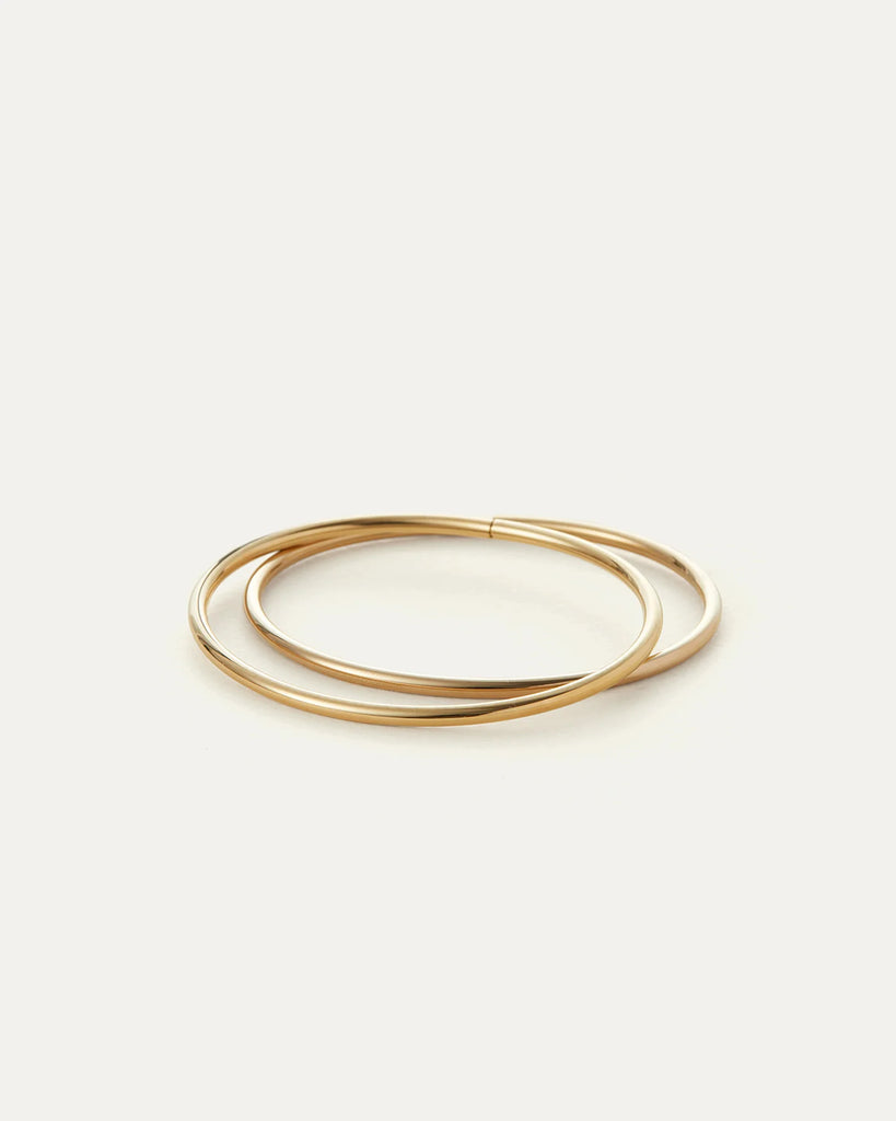 Dane Bangle Set 2-Pack in Gold