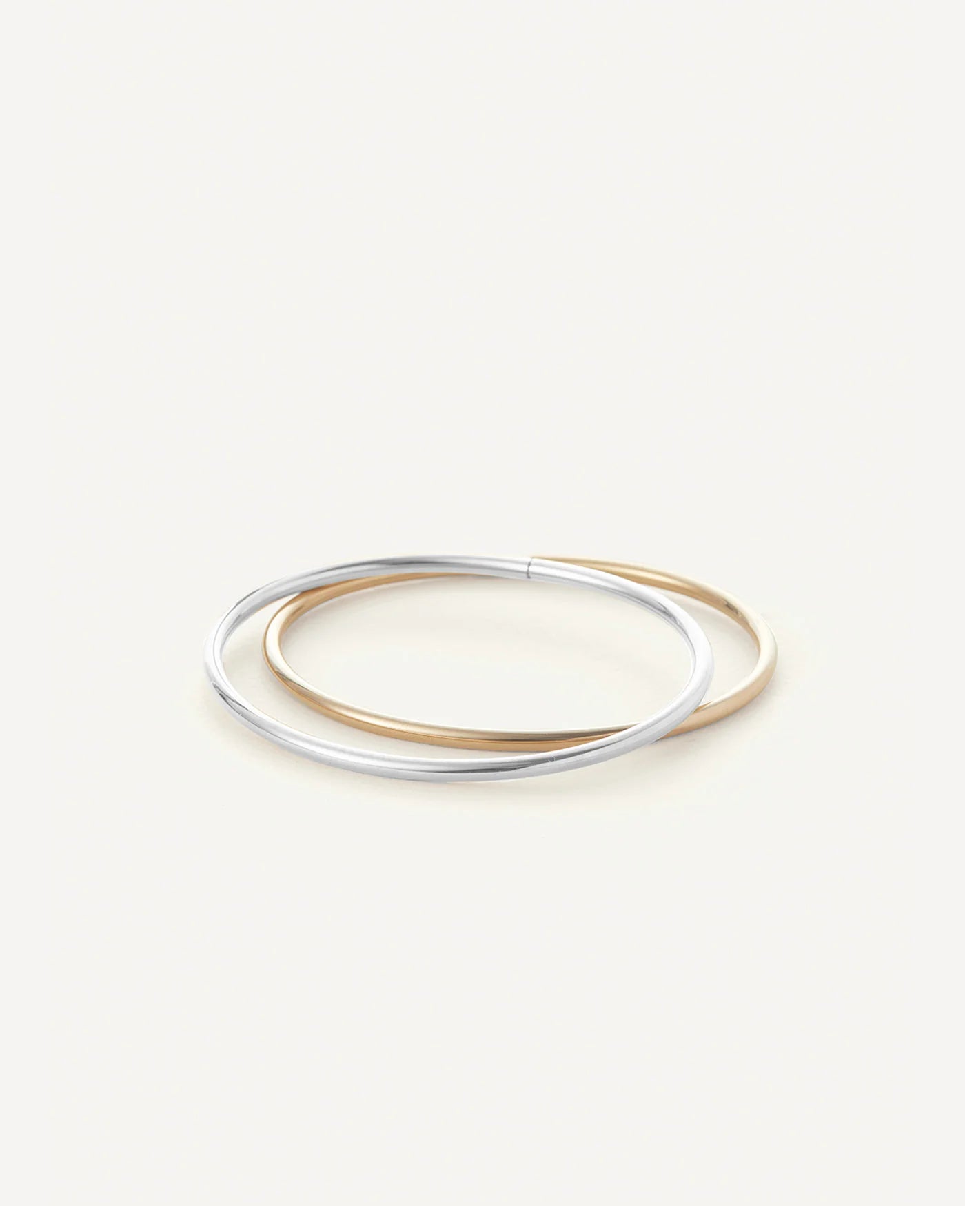 Dane Bangle Set 2-Pack in Two-Tone