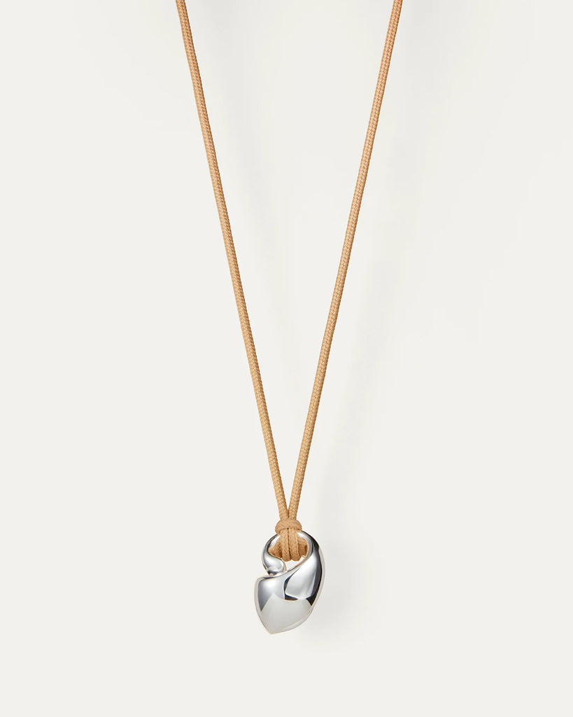 Estelle Rope Necklace in Silver