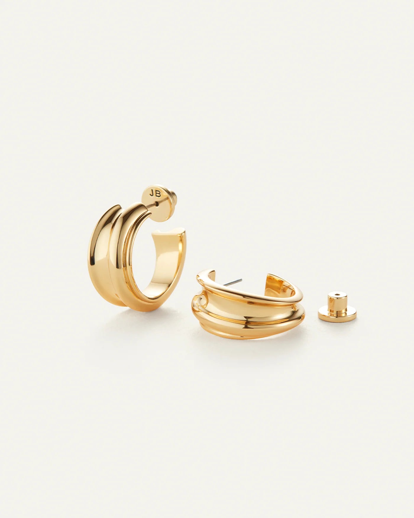 Lennon Hoops in Gold