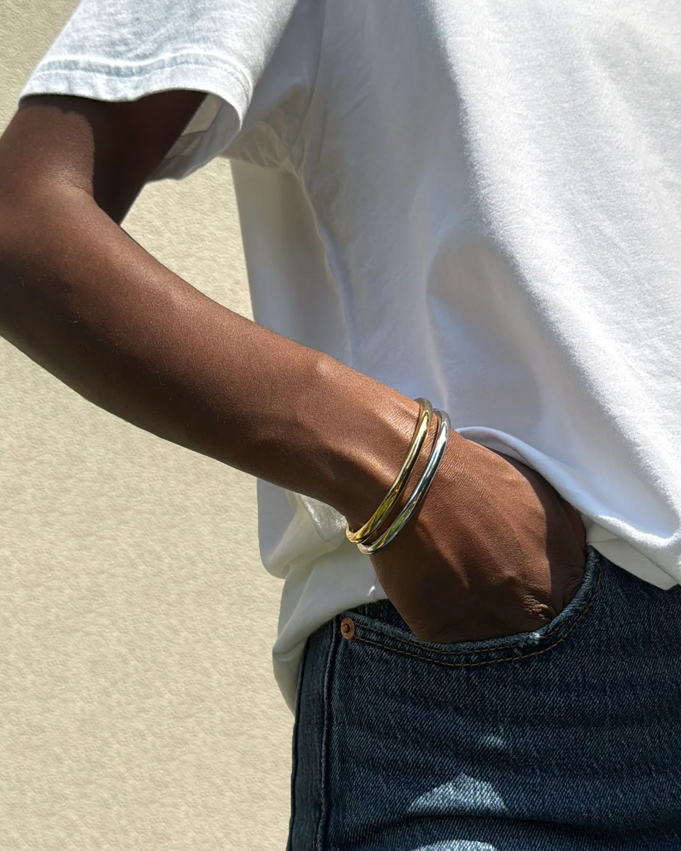 Remi Bangle in Gold