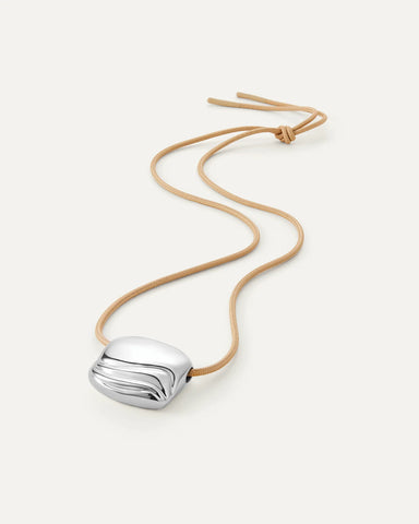 Rue Rope Necklace in Silver