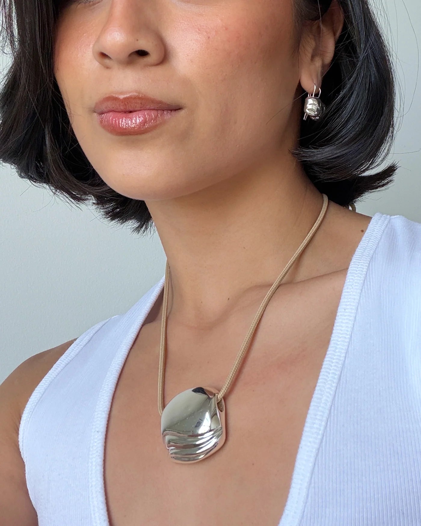 Rue Rope Necklace in Silver