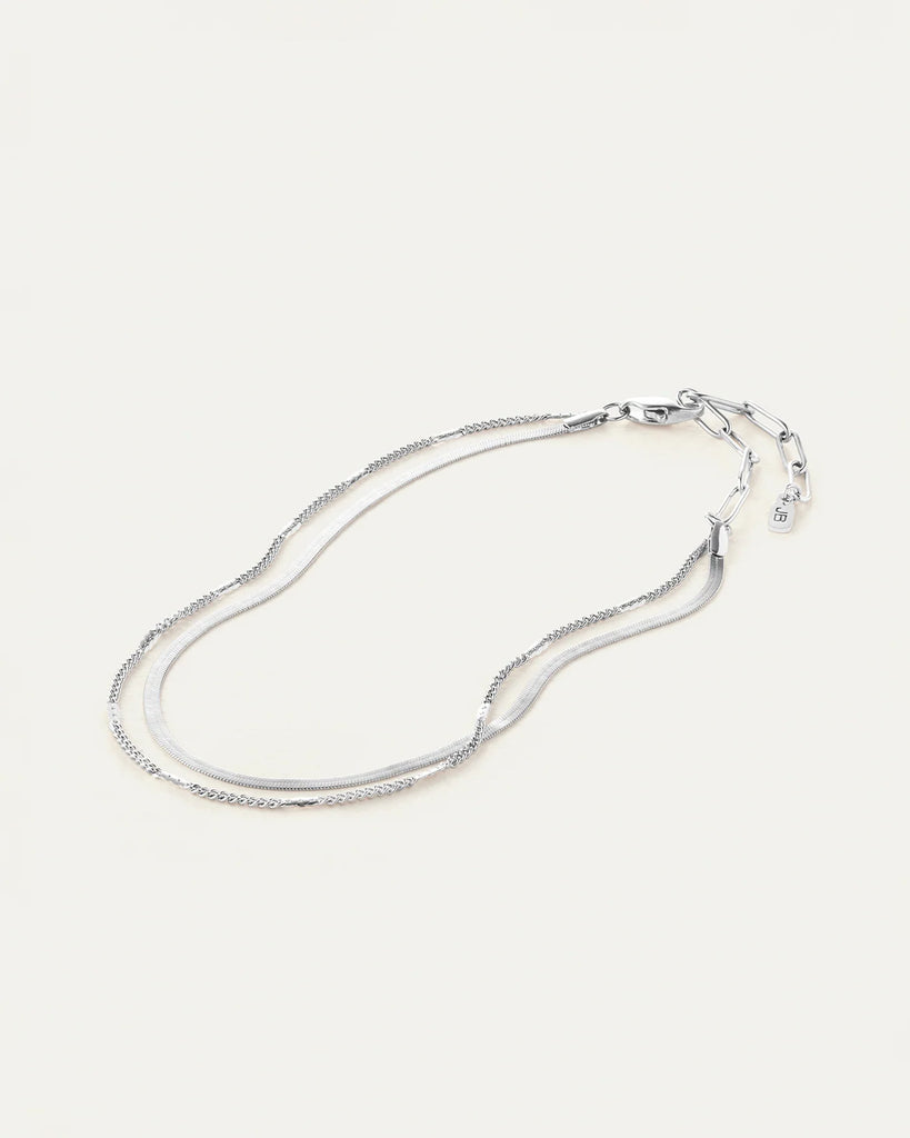 Surfside Anklet in Silver