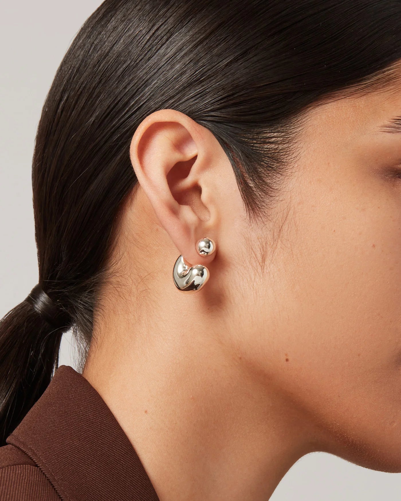 Tome Hoops Medium in Silver