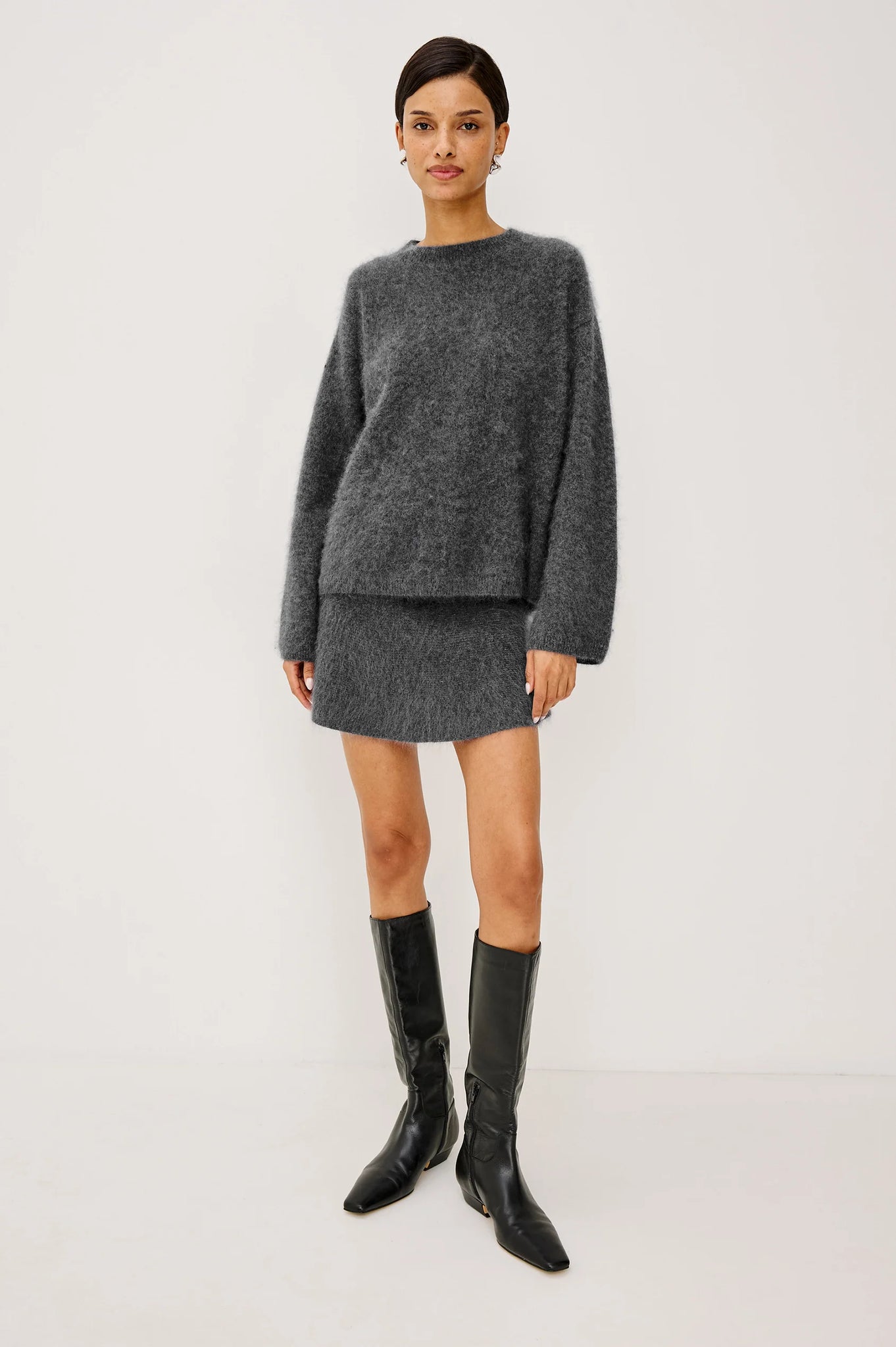 Joel Sweater in Charcoal