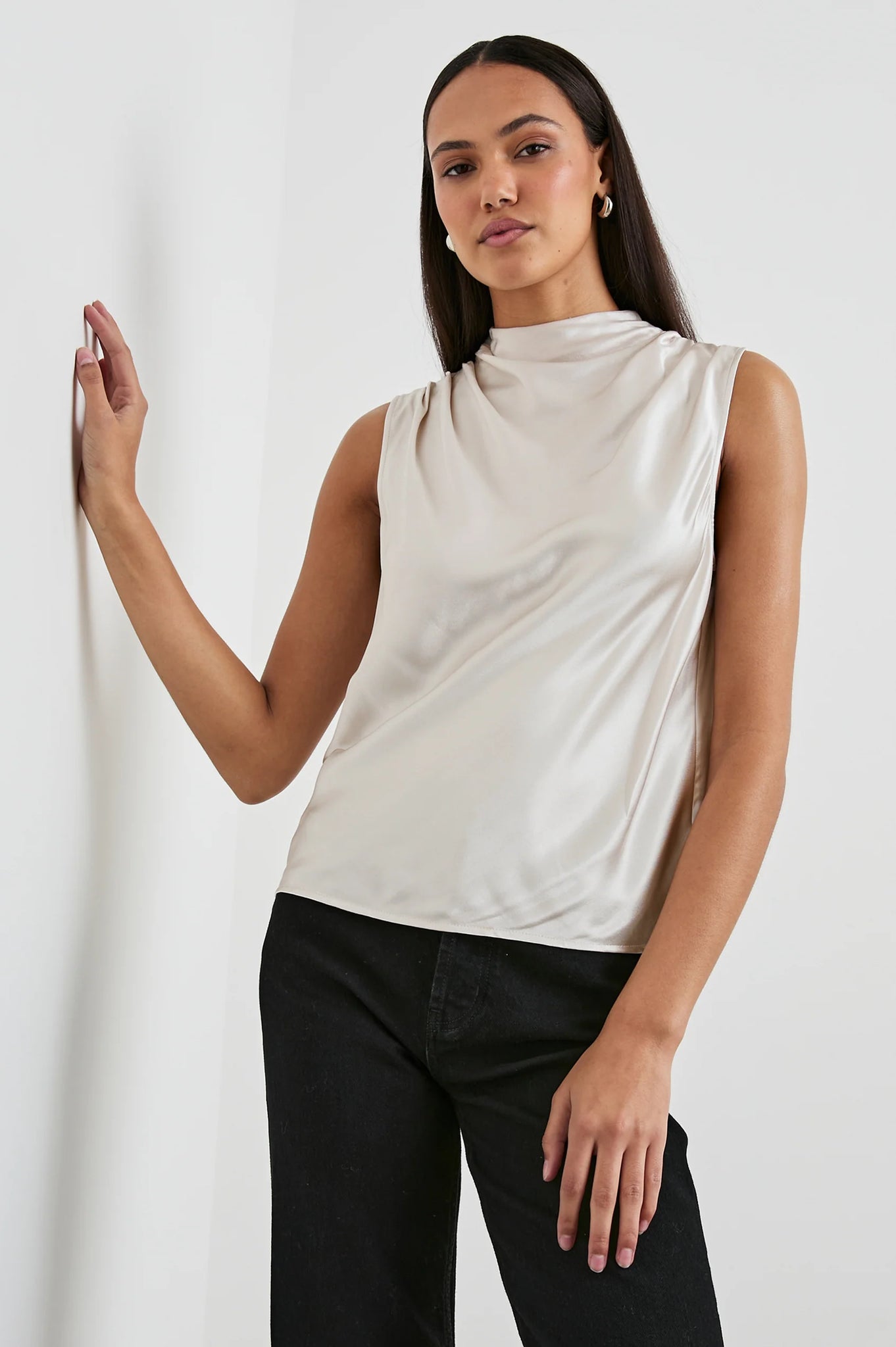 Kaleen Top in Ivory