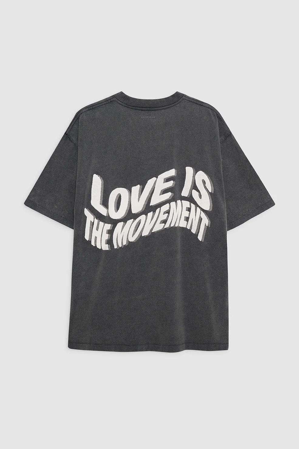 Kent Tee Love in Washed Black