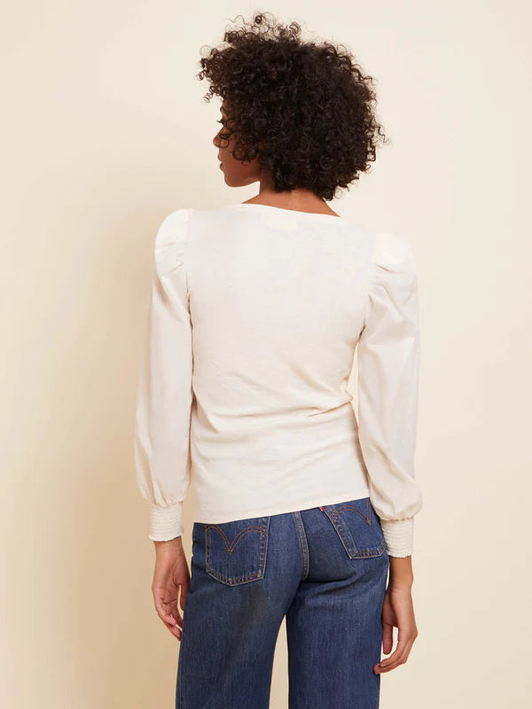 Laura Long Sleeve in Parchment