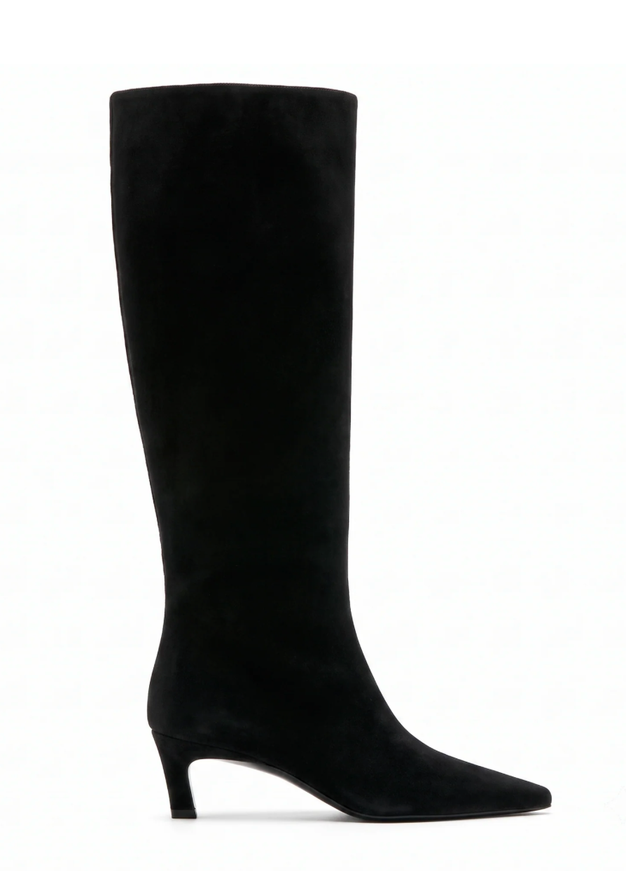Basel Suede Pull On Boot in Black