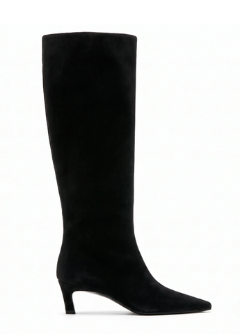 Basel Suede Pull On Boot in Black
