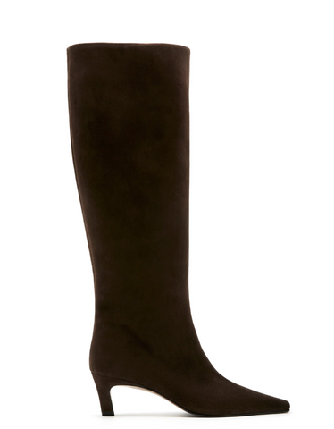 Basel Suede Pull On Boot in Brunette