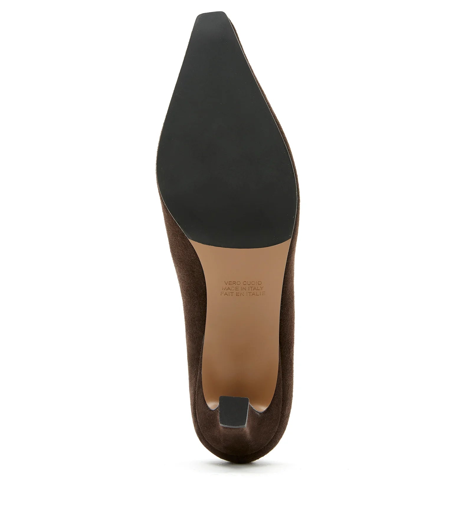 Beckham Suede Pump in Brunette