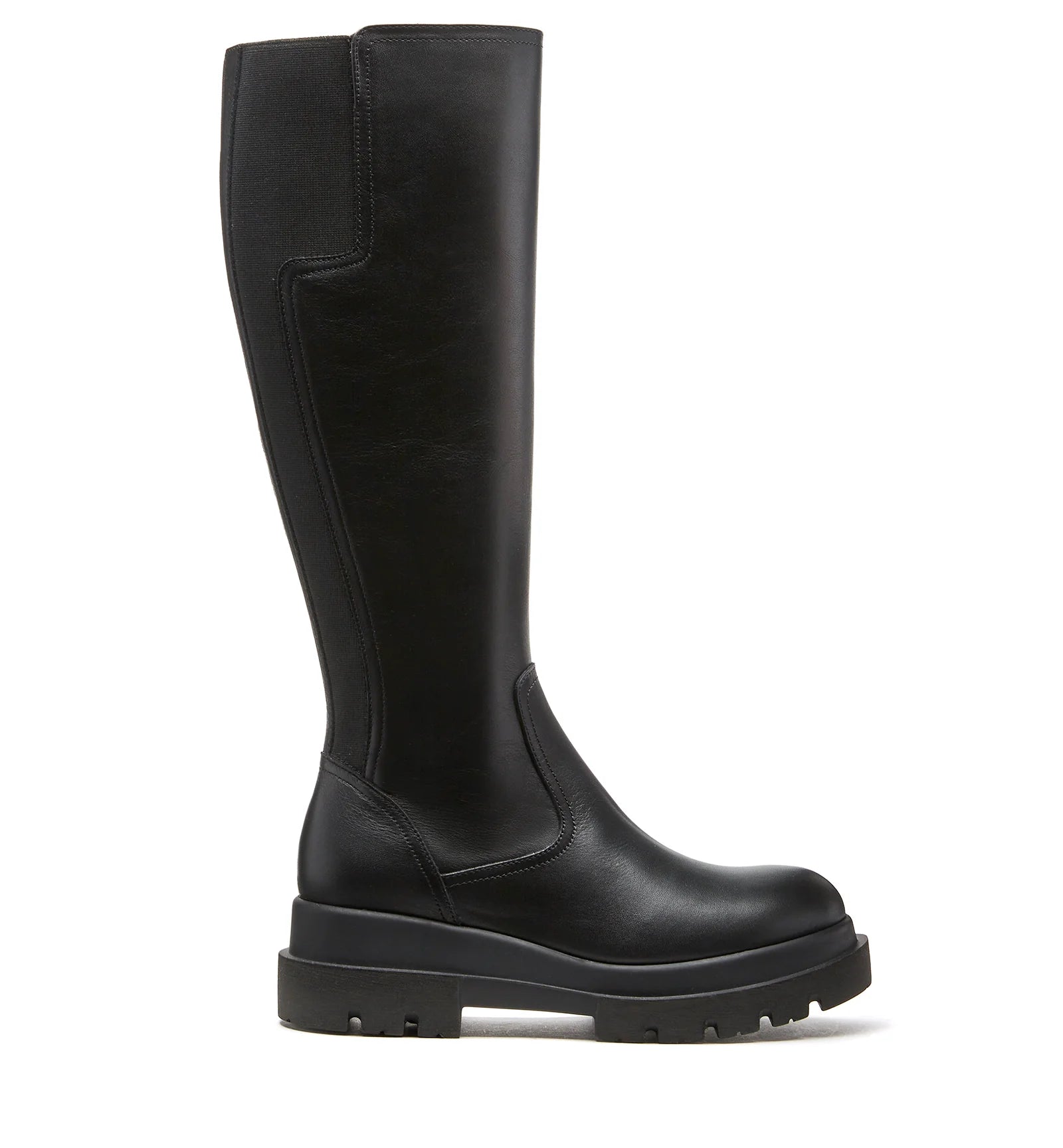 Boden Leather Boot in Black
