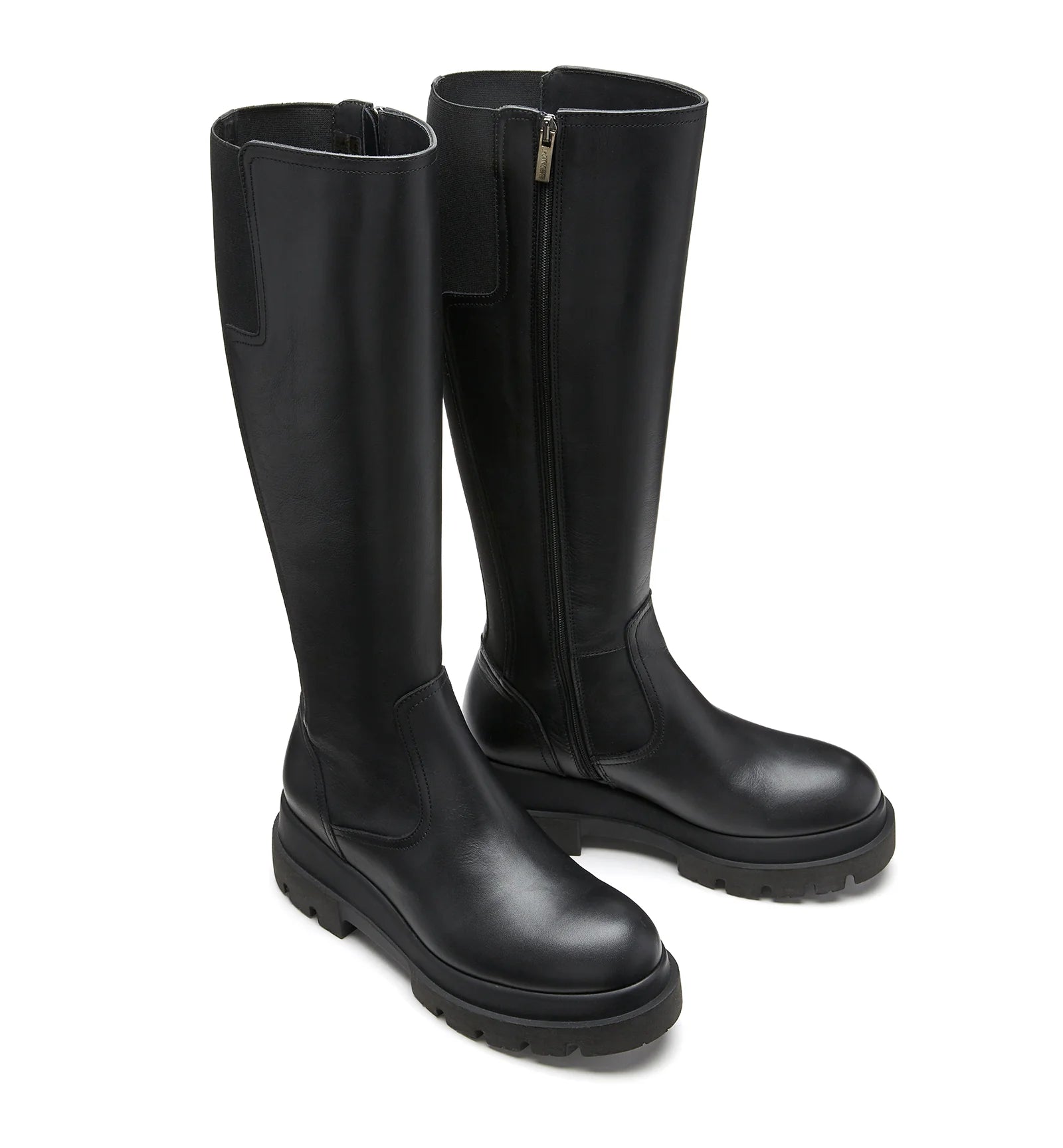 Boden Leather Boot in Black