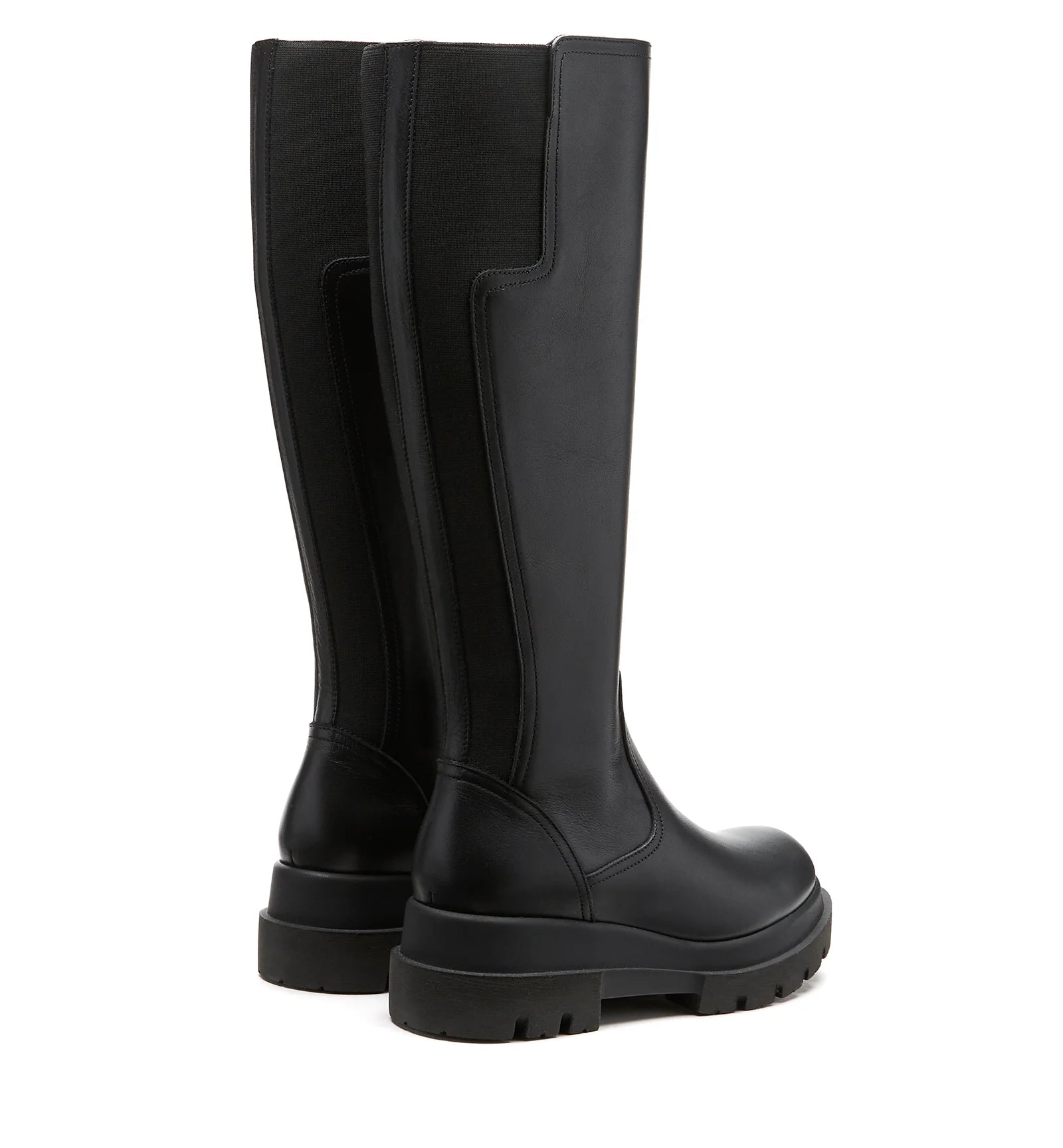 Boden Leather Boot in Black