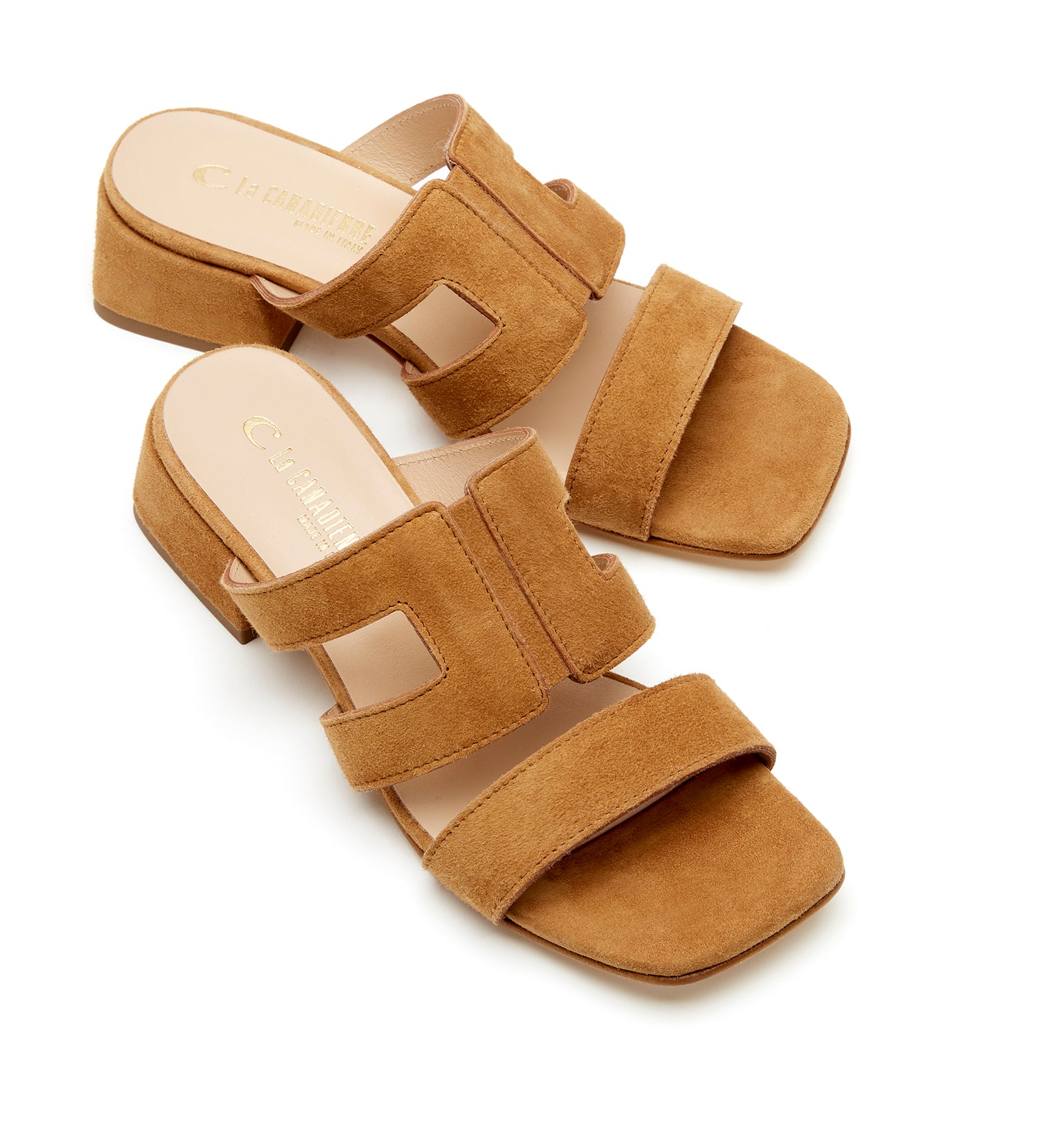 Fifi Suede Sandal in Tobacco
