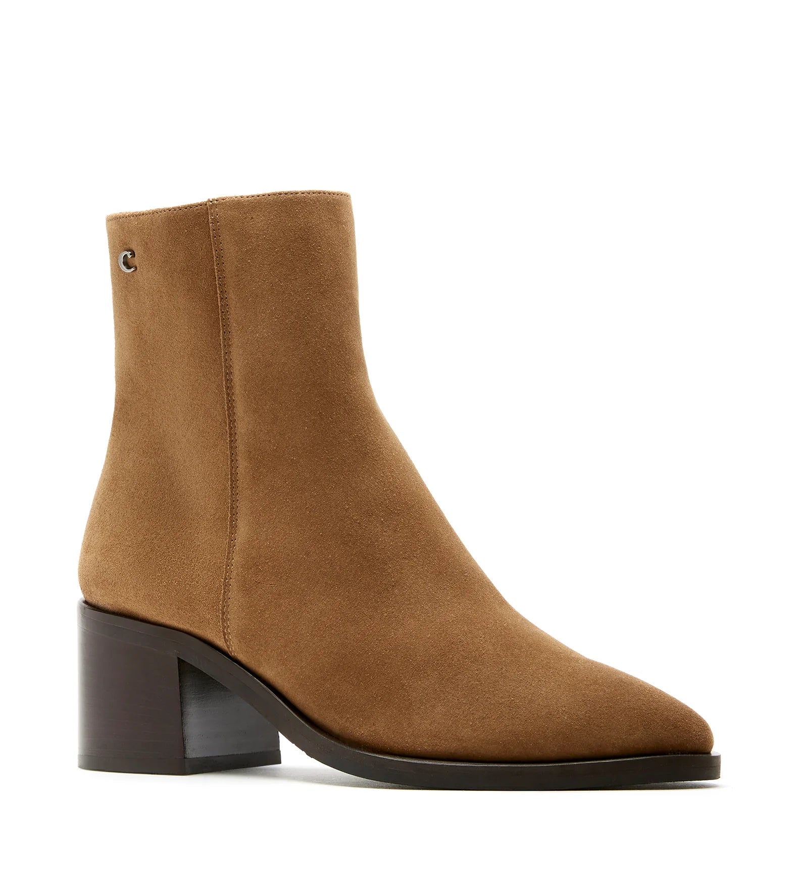 Julieta Suede Bootie in Toffee