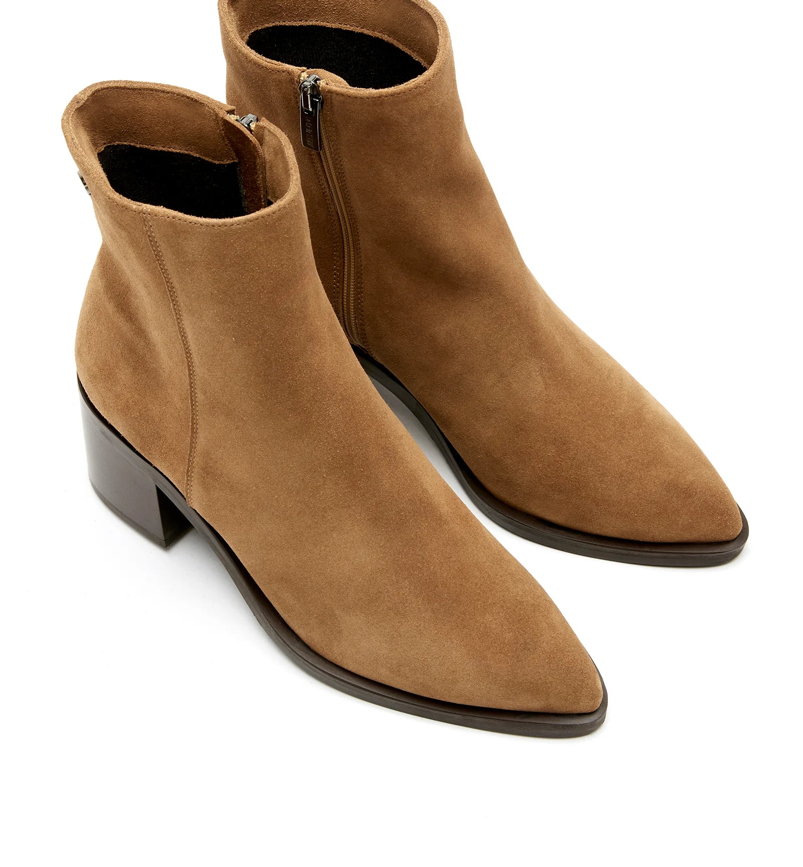 Julieta Suede Bootie in Toffee