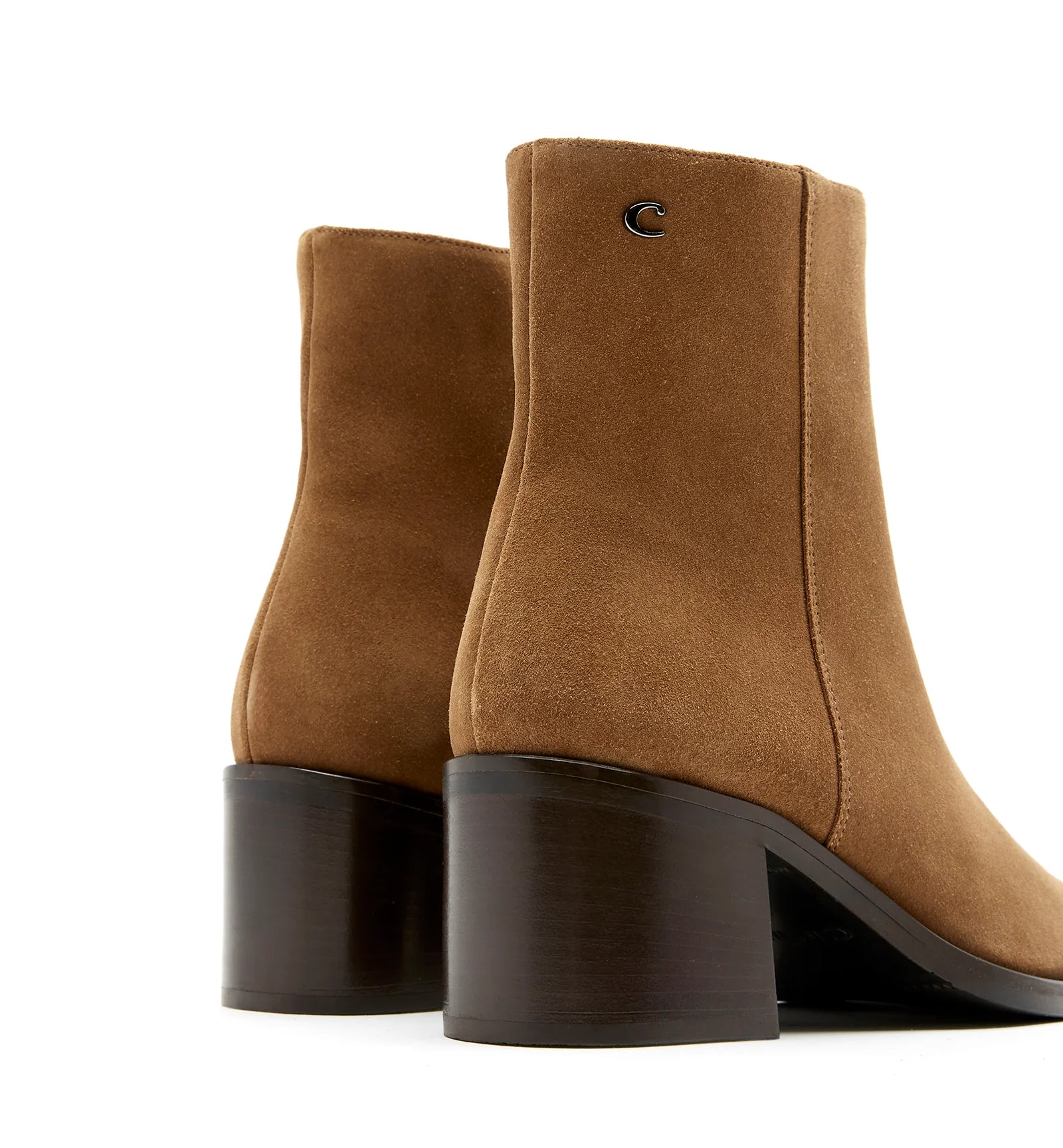 Julieta Suede Bootie in Toffee