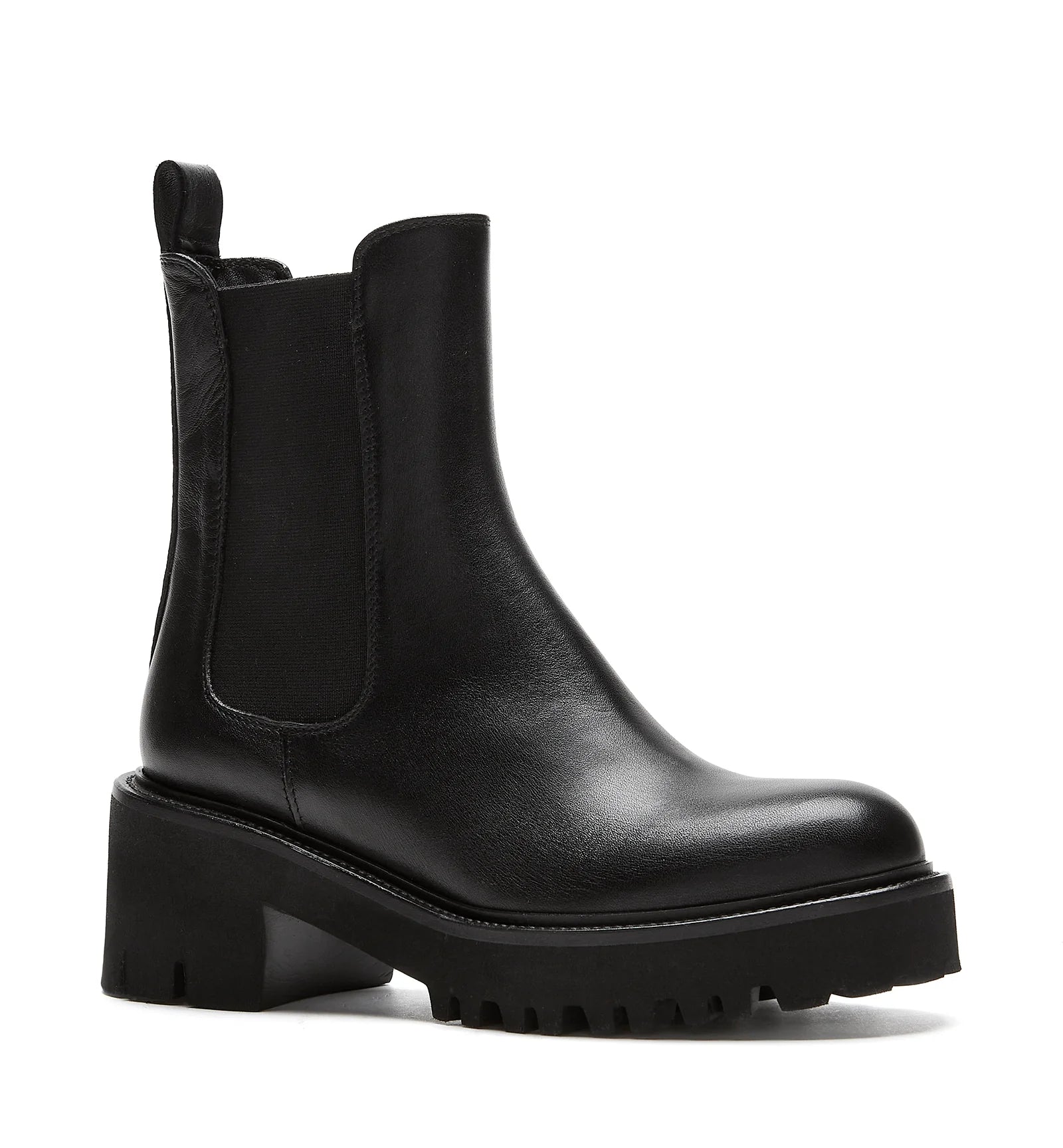 Kiss Leather Bootie in Black