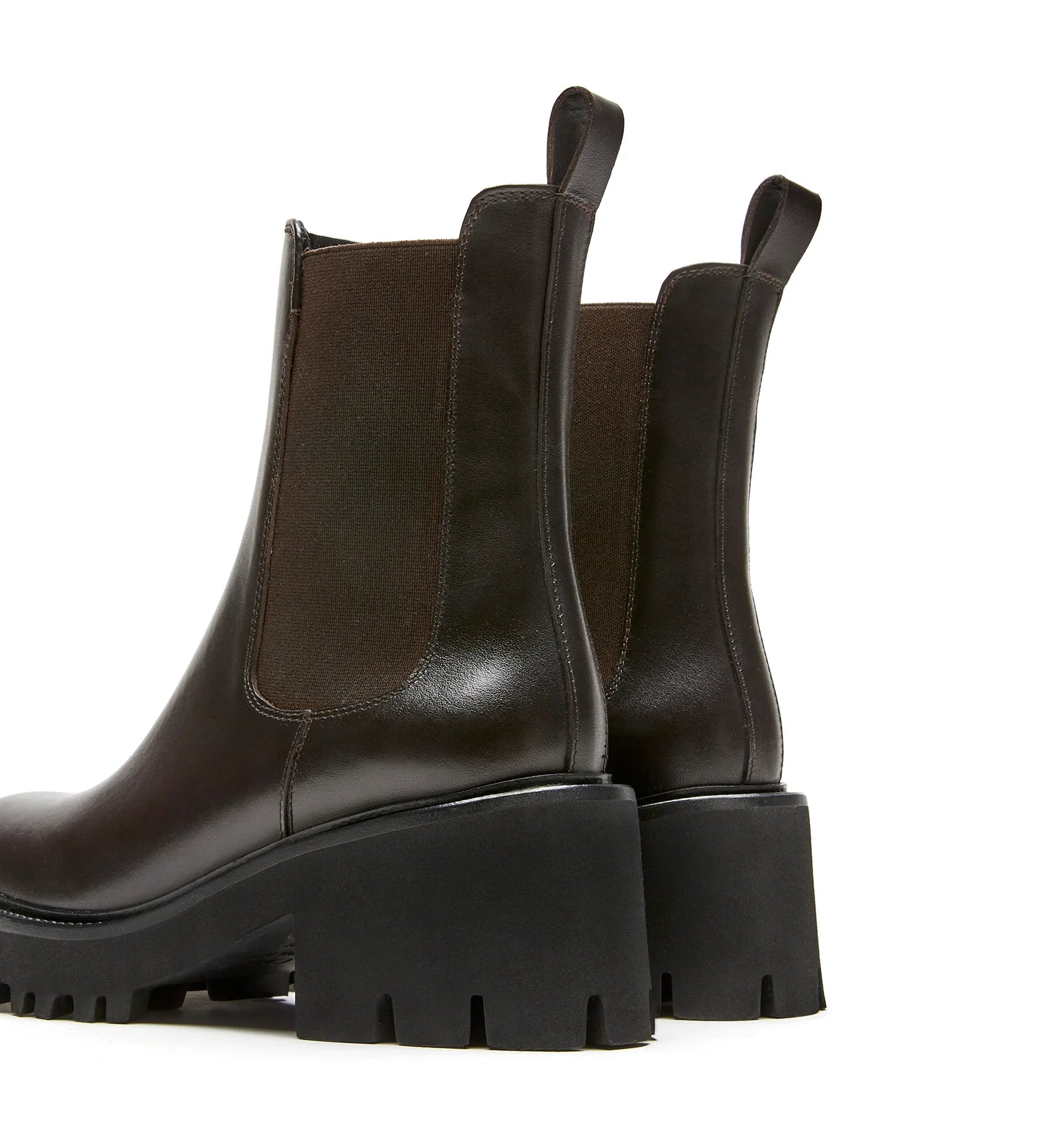 Kiss Leather Bootie in Brown