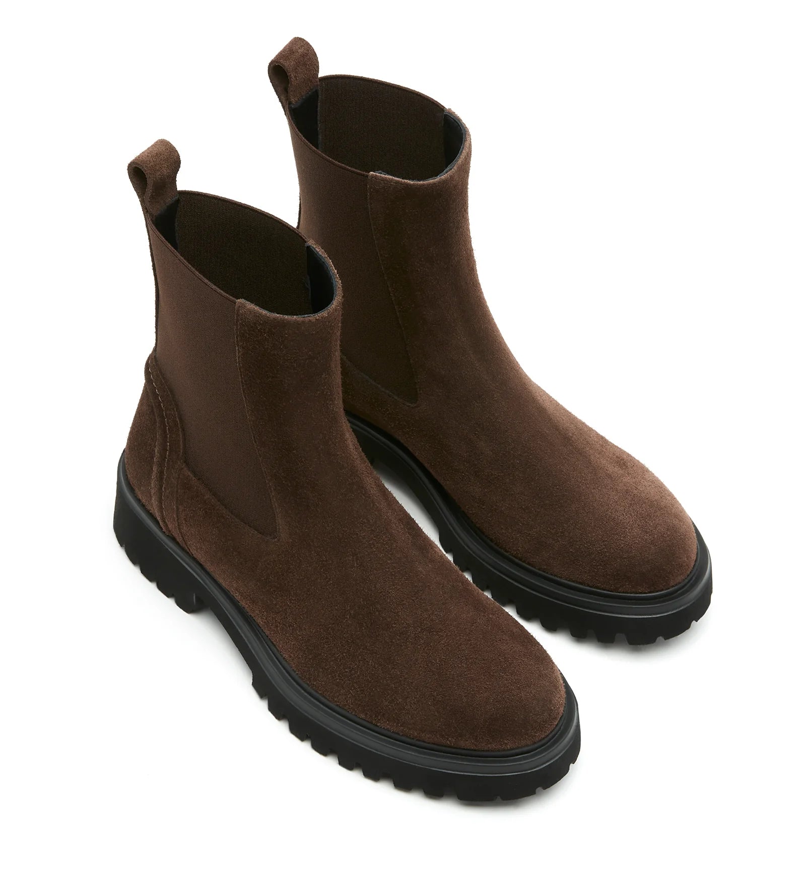 Kudos Suede Bootie in Brunette