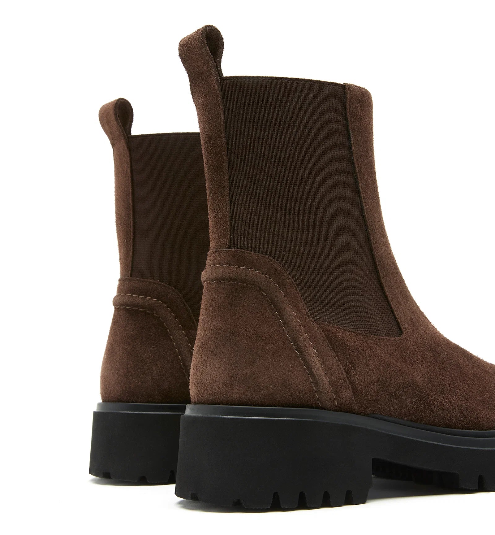 Kudos Suede Bootie in Brunette