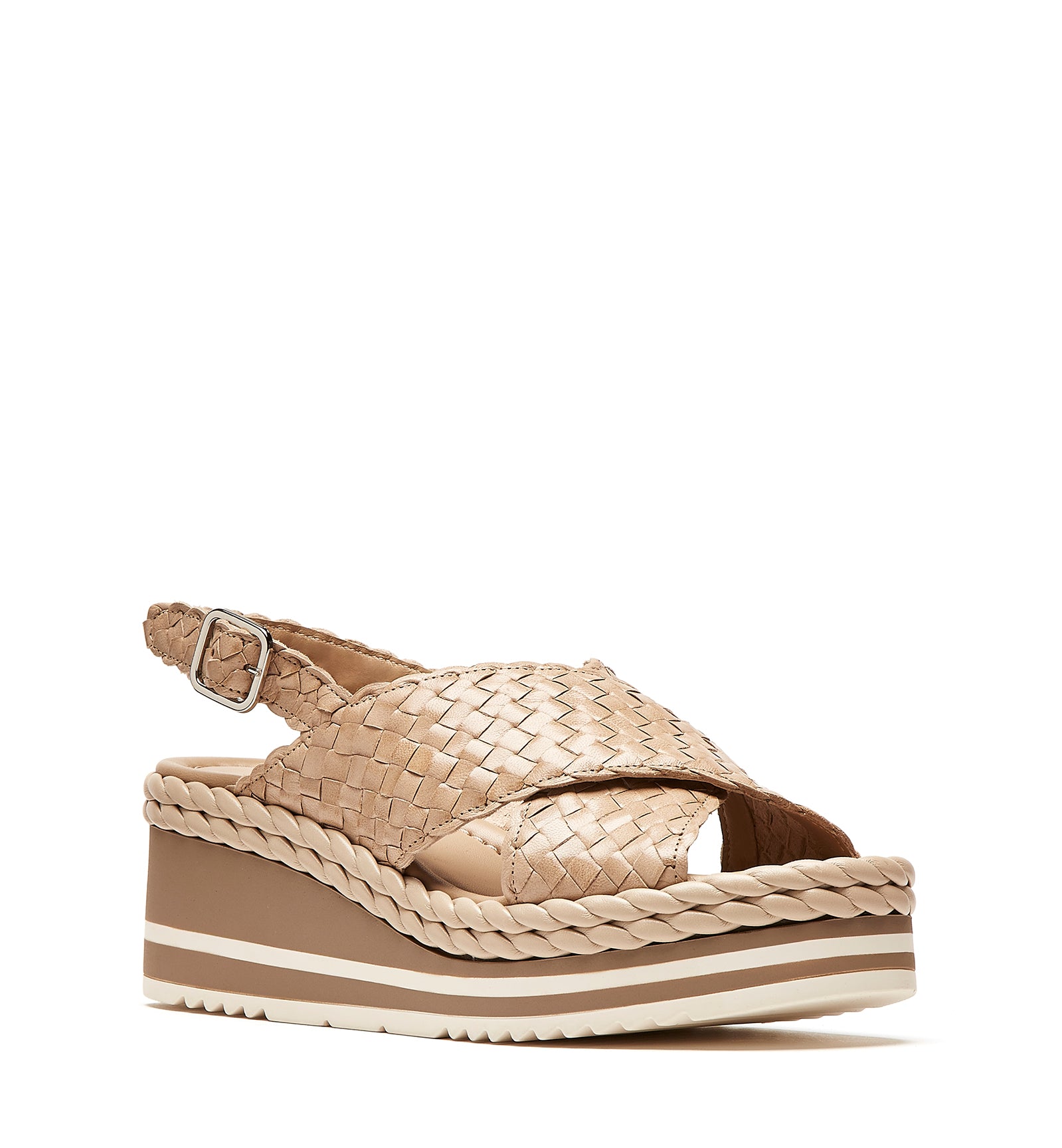Paulo Sandal in Taupe Leather