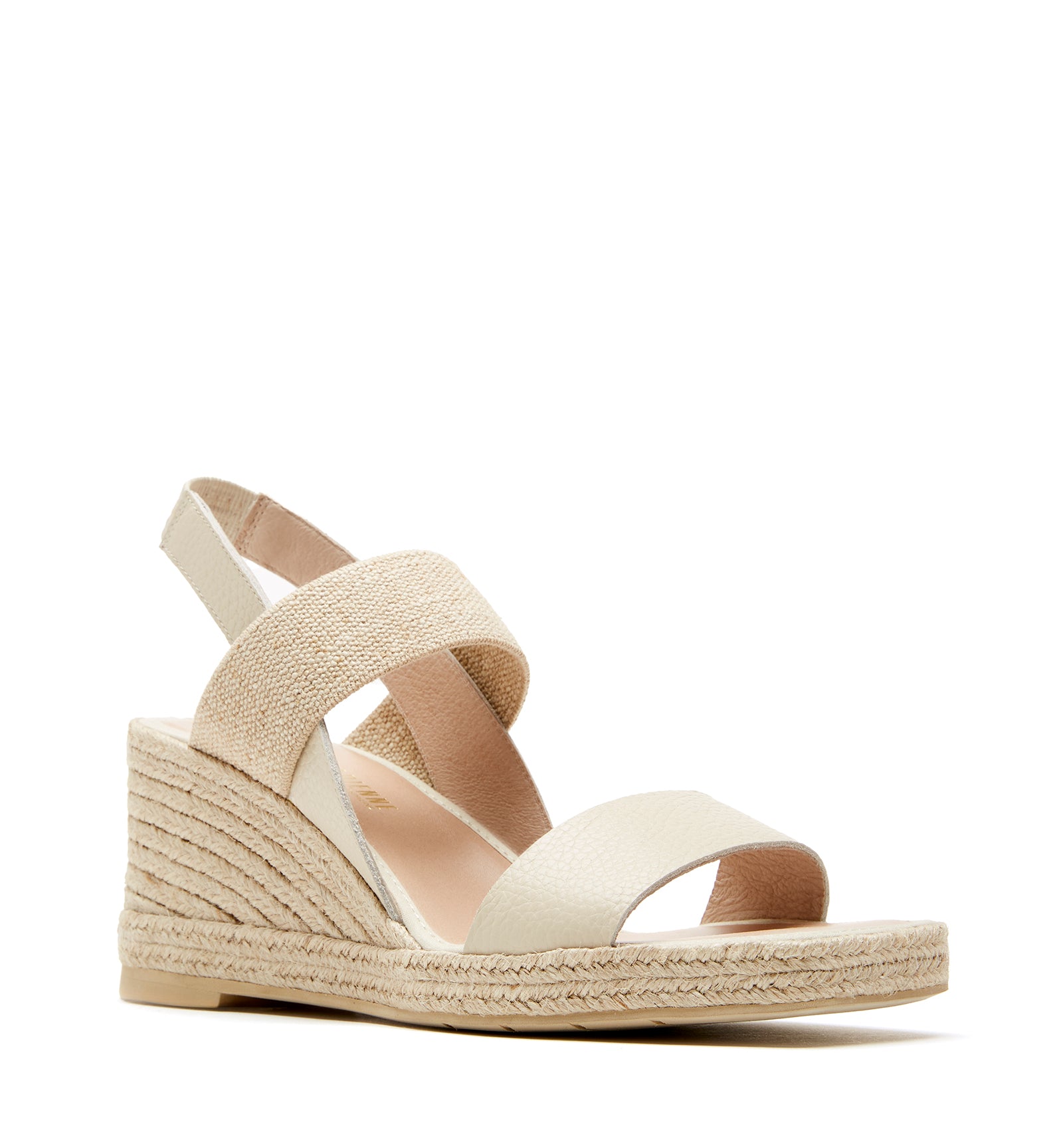 Rosemary Sandal in Milk Pebble