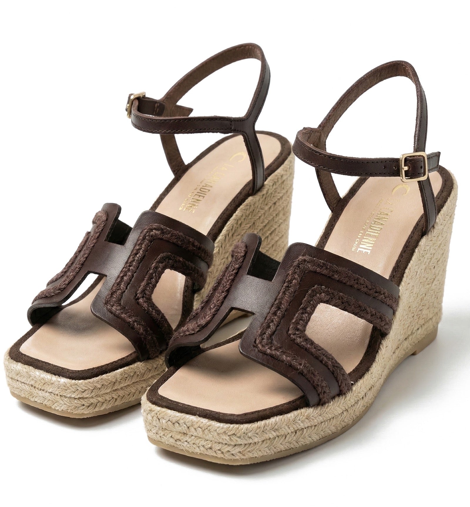Rosia Sandal in Brown Leather