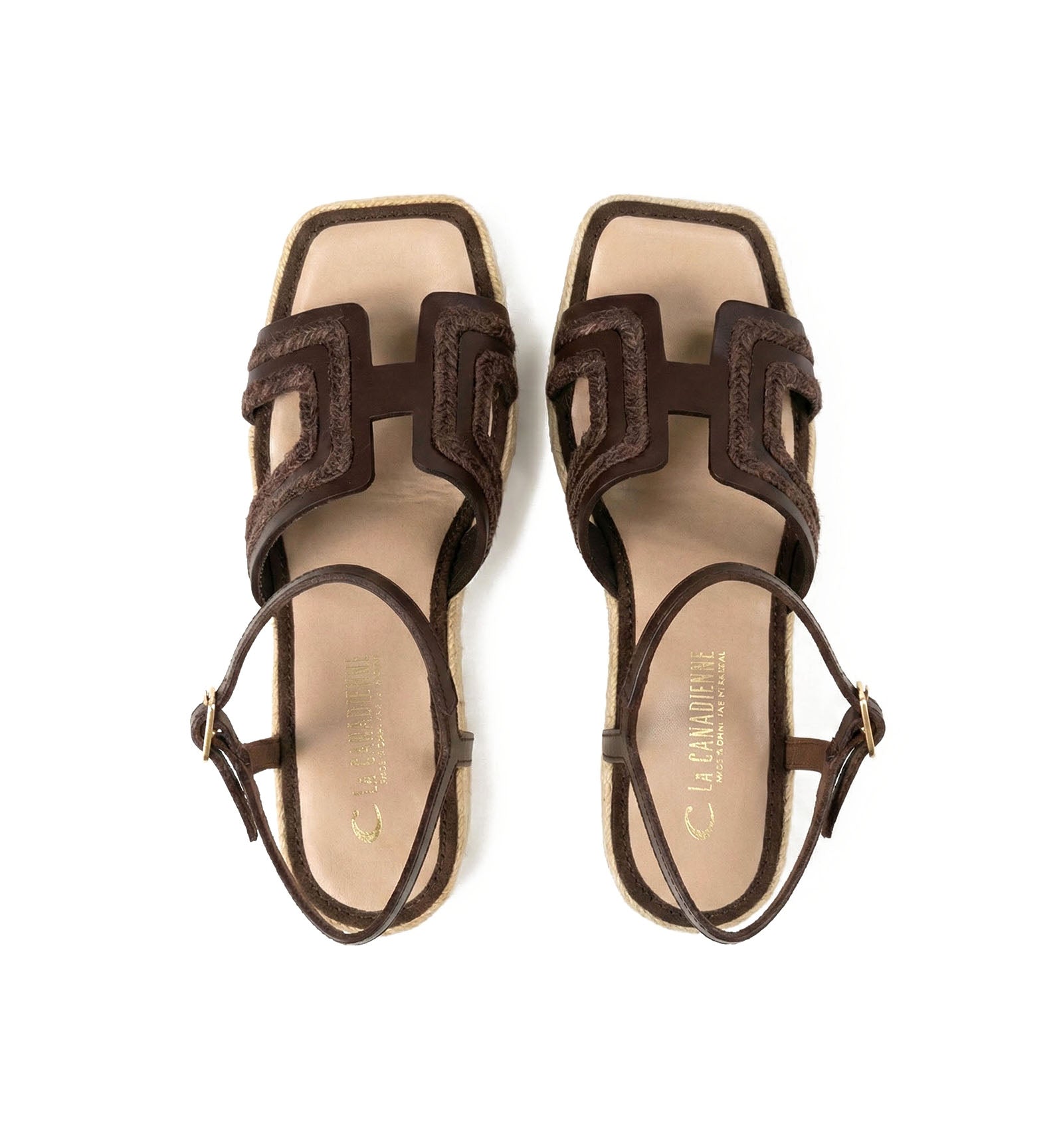Rosia Sandal in Brown Leather