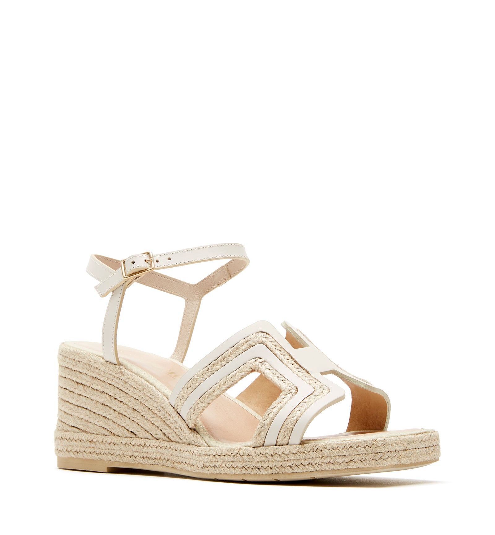 Rosia Sandal in Milk Leather