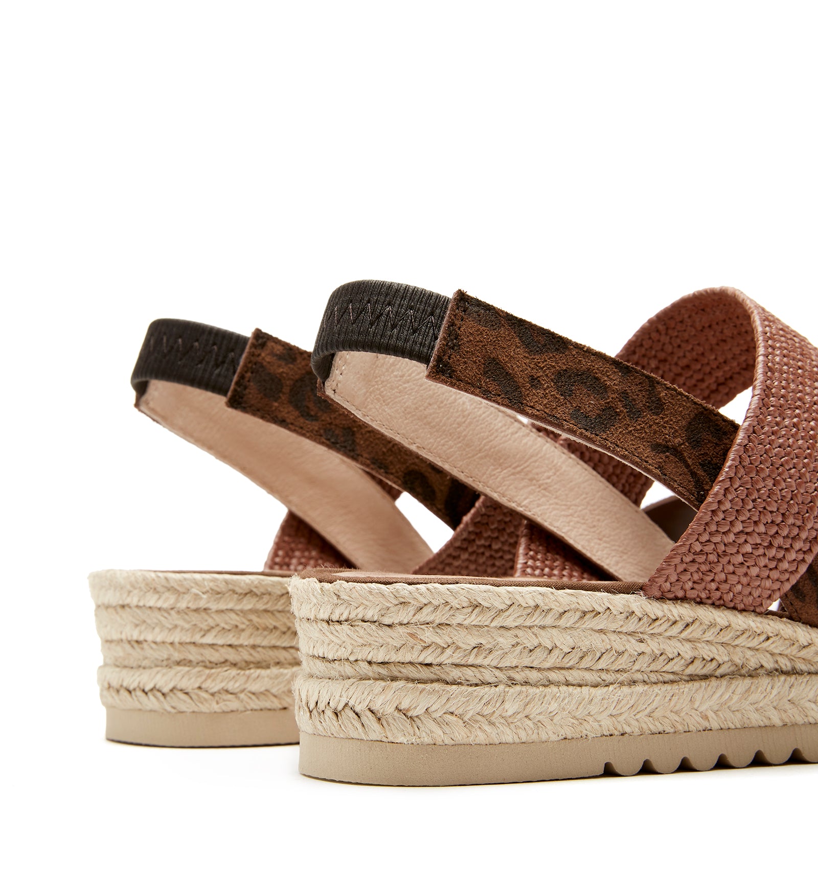 Rowena Sandal in Brown Leopard