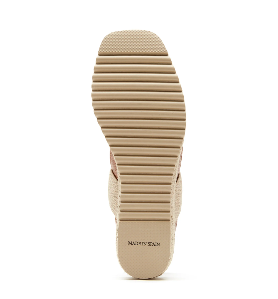 Rowena Sandal in Cognac Pebble