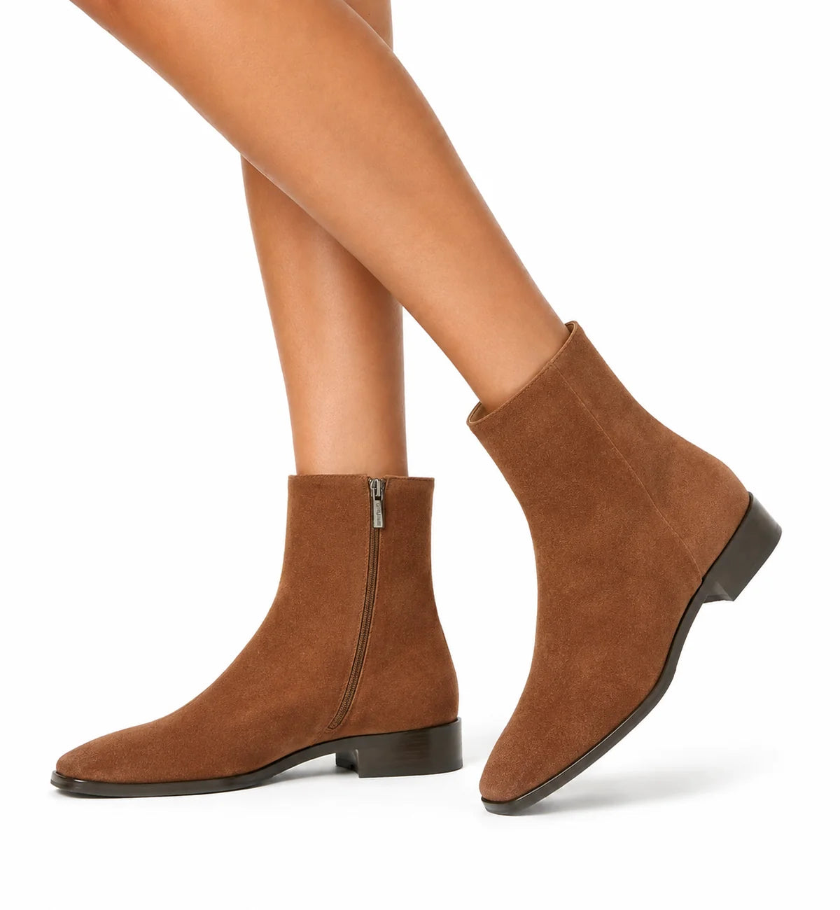 Tundra Suede Bootie in Caramel