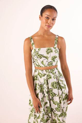 Lois Top in Garden Paisley
