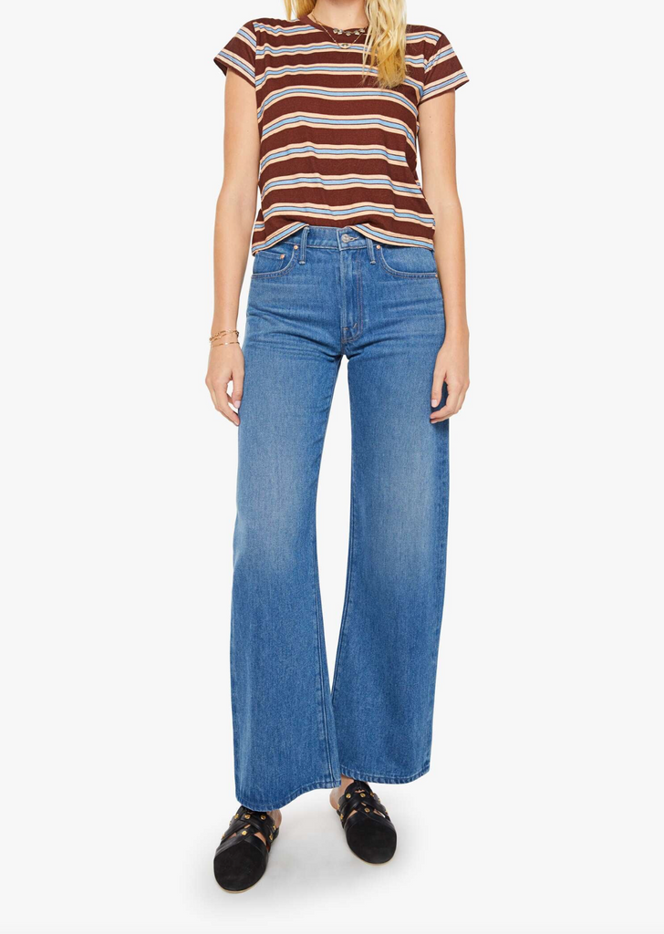 The Boxy Goodie Goodie in Rum Rasin Stripe