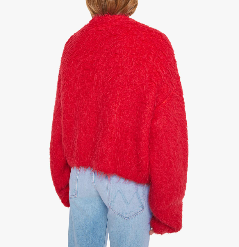 The Drop Bubble Cardigan in Fuzz Ball