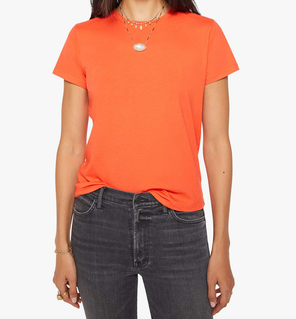 The Lil Goodie Goodie in Mandarin Red