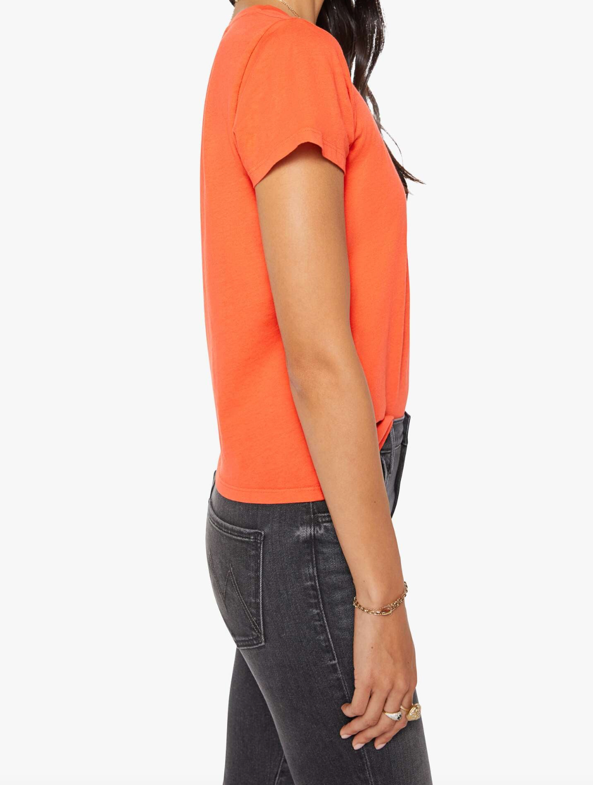 The Lil Goodie Goodie in Mandarin Red