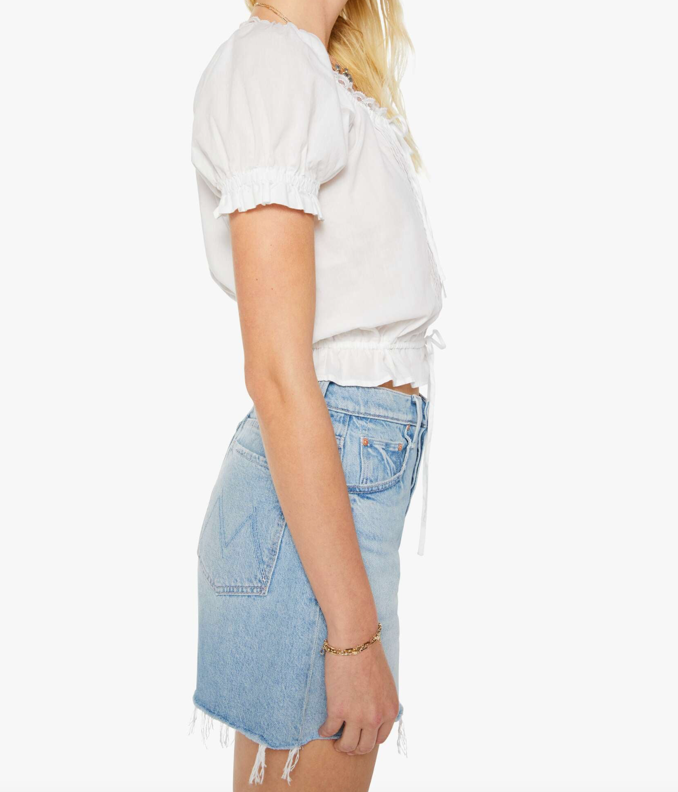 The Love Letter Puff in White