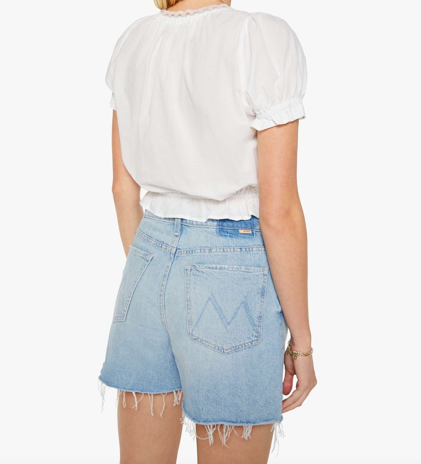 The Love Letter Puff in White