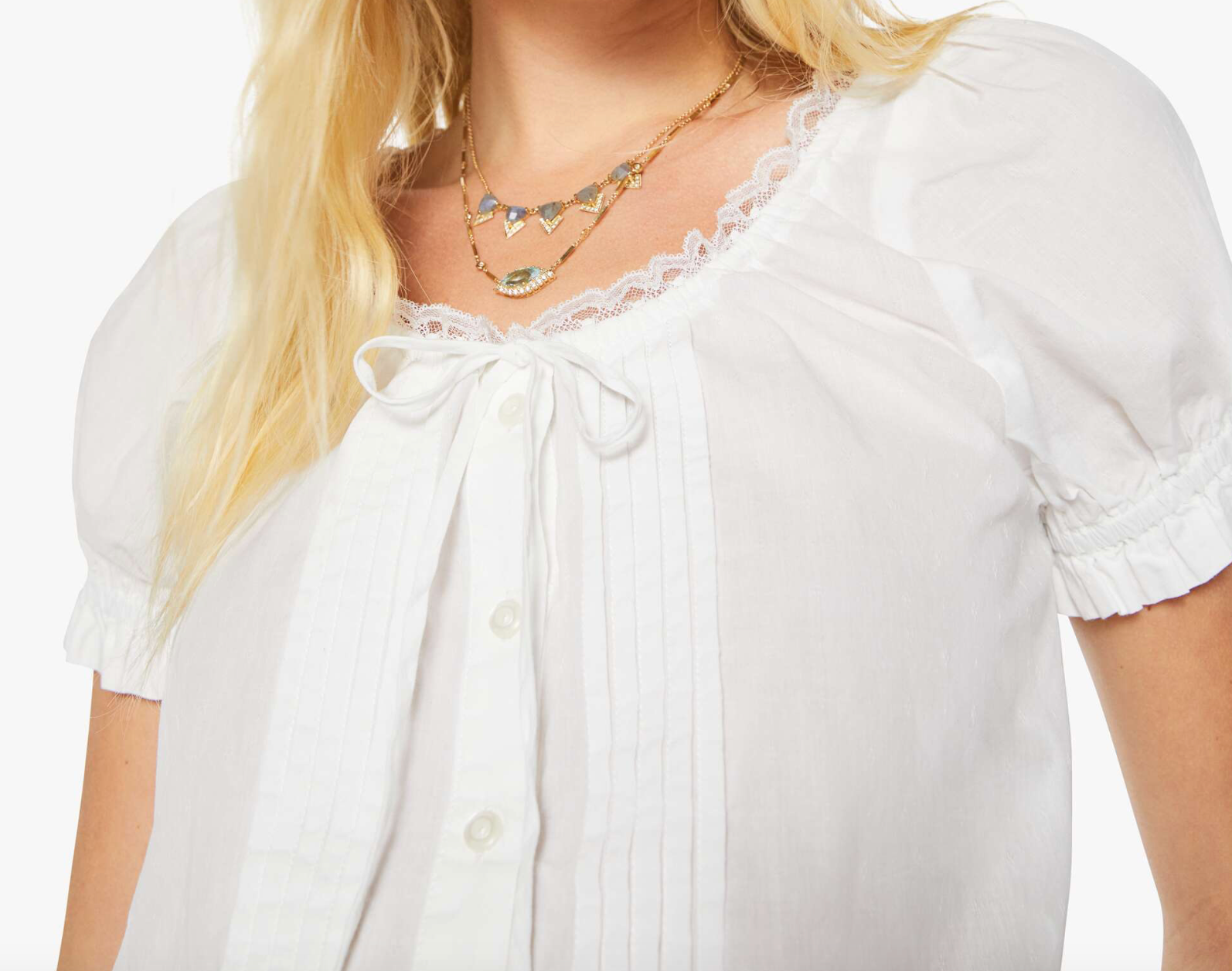 The Love Letter Puff in White